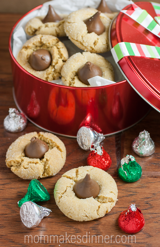 easy peanut blossom cookies