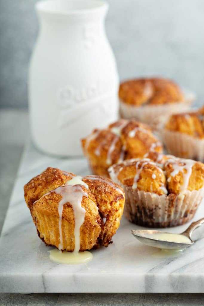 Cinnamon sugar monkey bread muffins