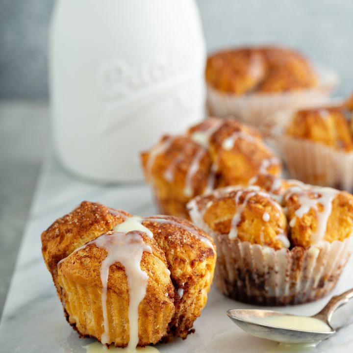 Cinnamon sugar monkey bread muffins