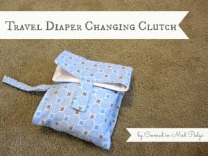 Diaper Changing Pad Clutch 16