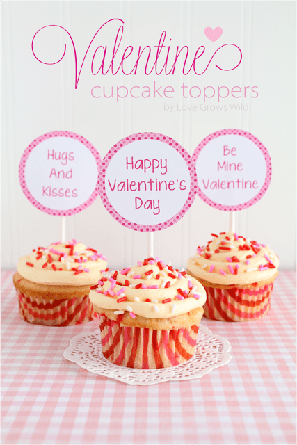 Valentine Cupcake Topper by Love Grows Wild 14