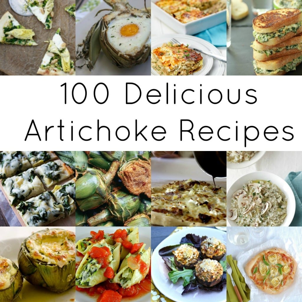 100 delcious artichoke recipes via thegrantlife