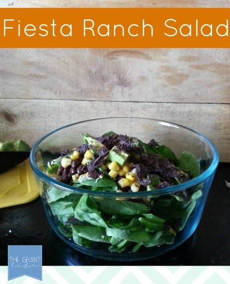 make a fiesta ranch salad for lunch!