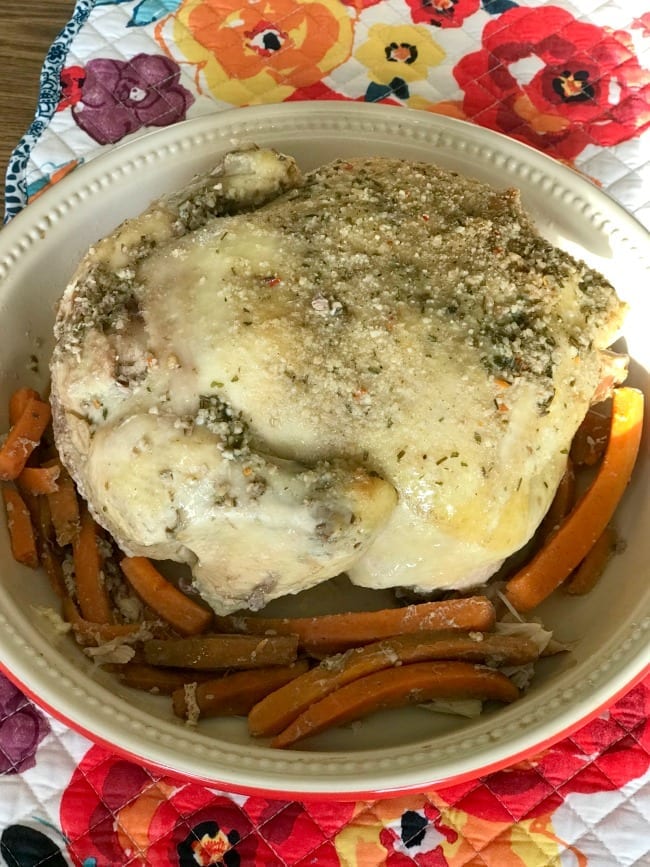 Slow Cooker Whole Chicken Recipe mom makes dinner