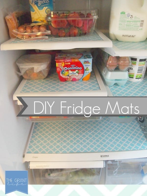 DIY Fridge Shelf Liners