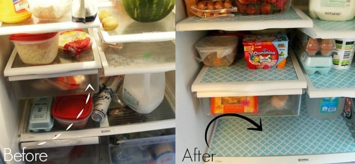 DIY Fridge Mats - mom makes dinner