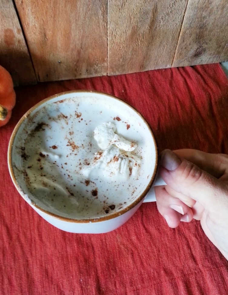 pumpkin spice latte with chai