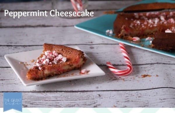 Peppermint Cheesecake. A new twist on an old favorite! Perfect for the holiday season!