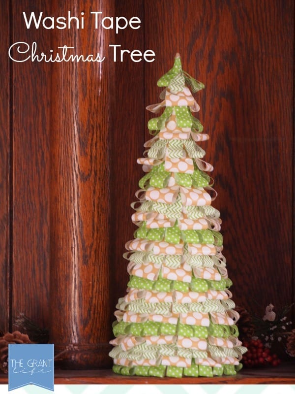 Make Paper Christmas Trees {With Washi Tape}