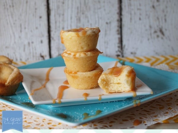 Easy Salted Caramel Cheesecake Cookie Cups