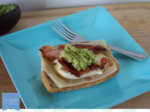 avocado breakfast sandwich
