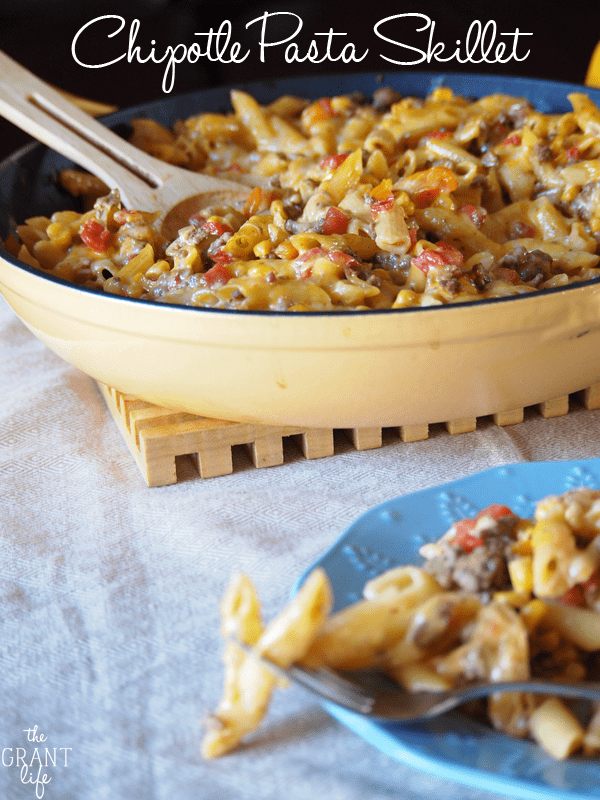 Ground Beef & Pasta Skillet