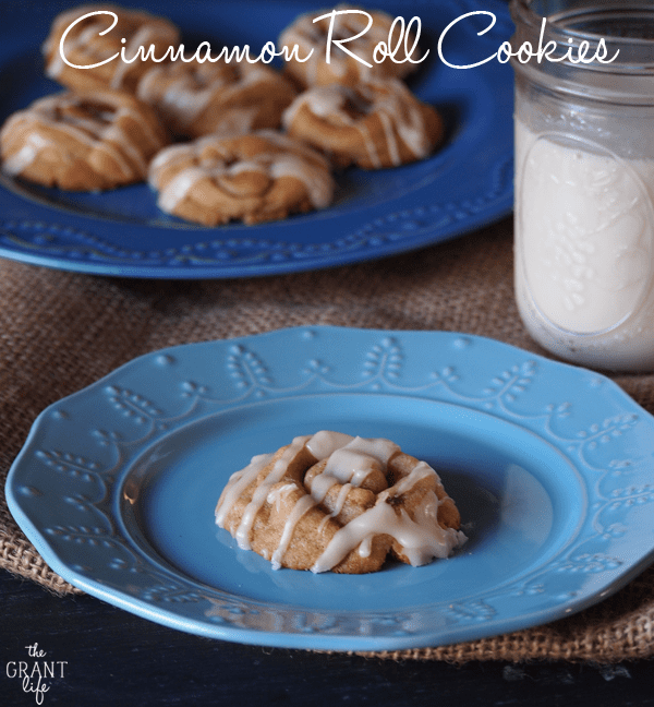 Easy cinnamon roll cookies!