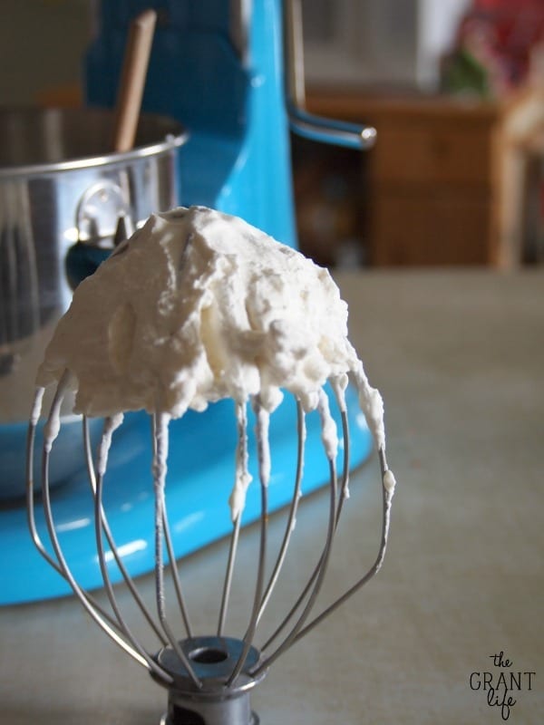Easy homemade whipped cream