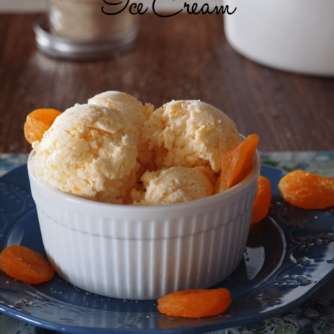 Apricot and Cream Ice Cream