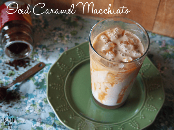 Iced Caramel Macchiato - Starbucks Copycat!