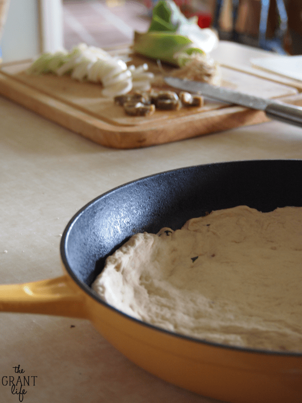 Basil Pizza Dough mom makes dinner