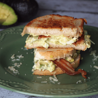 Avocado Egg Salad Grilled Cheese
