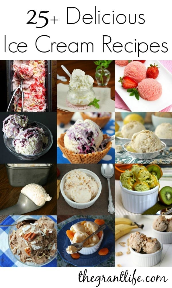 25 Delicious Ice Cream Recipes - mom makes dinner