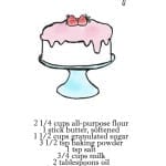 Basic Cake Recipe with Printable - mom makes dinner