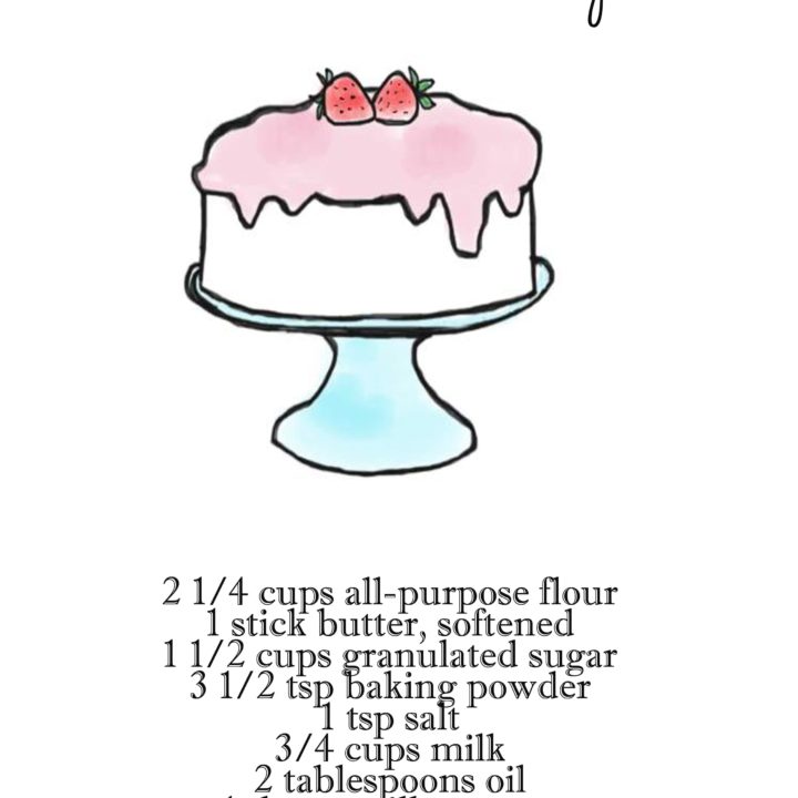 Basic butter cake recipe