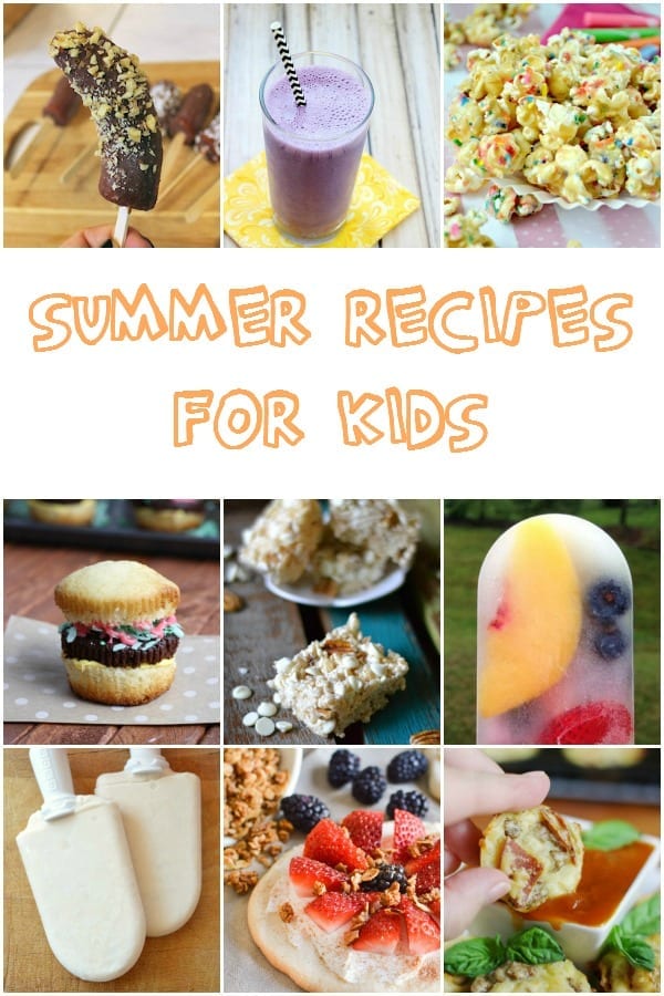 Summer recipes for kids.  Keep the kids busy in the kitchen this summer!