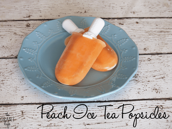 peach ice tea pops