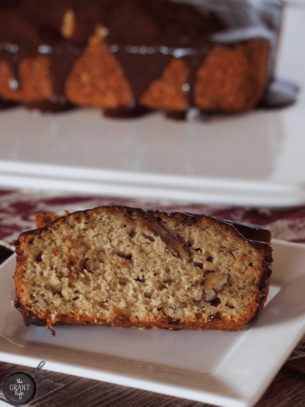 Easy and delicious chocolate covered zucchini bread