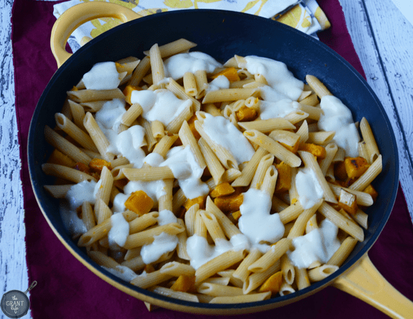 butternut squash pasta skillet recipe