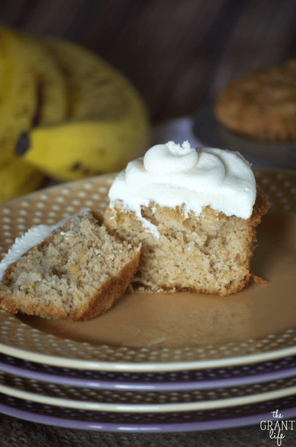 Delicious and moist, these hummingbird cupcakes are so good! The cream cheese frosting just makes them that much better