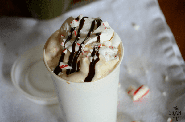 This peppermint mocha is the perfect drink for the holidays!