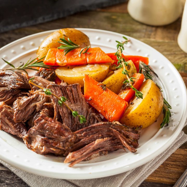 crock pot roast dinner