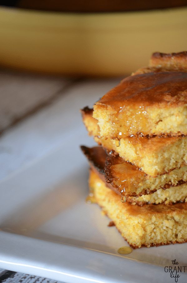 Easy and delicious - skillet honey cornbread recipe