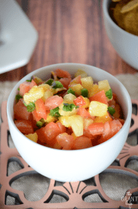 Easy peachy salsa