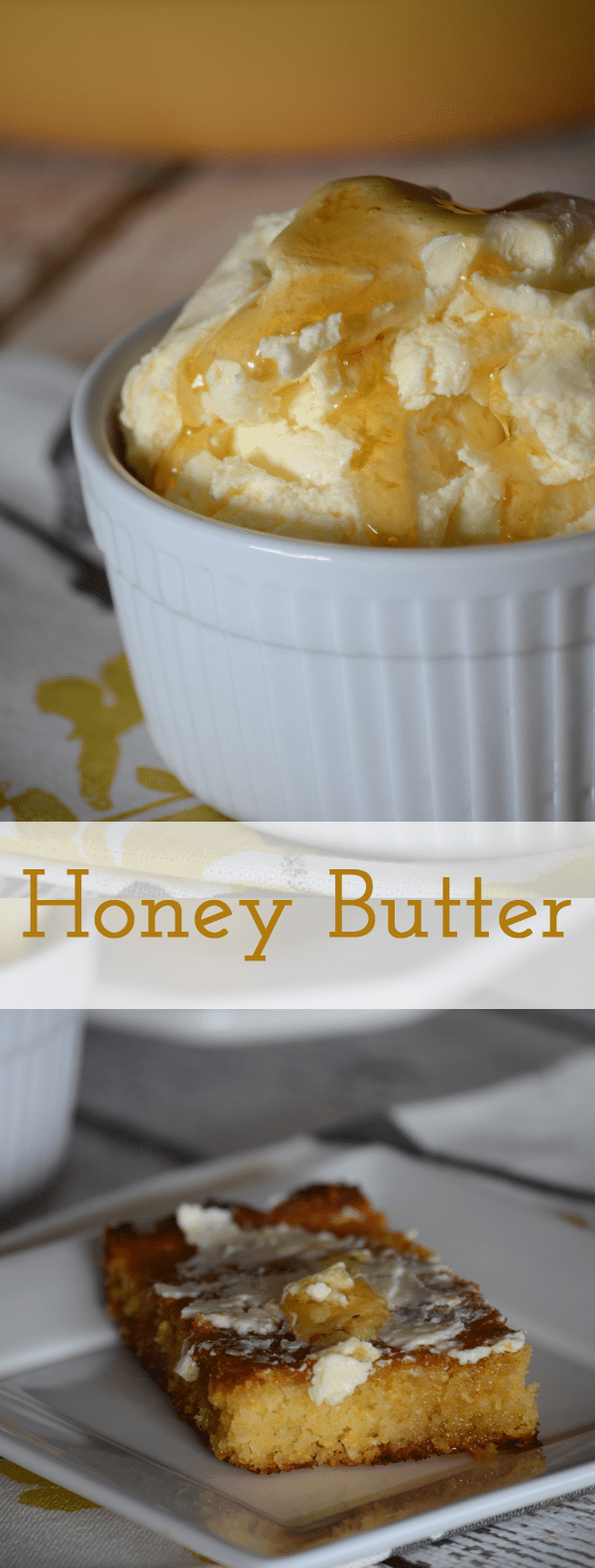 Homemade honey butter recipe! This recipe is so easy and is perfect to put on top of fresh breads! Make a batch today and have it for the week!