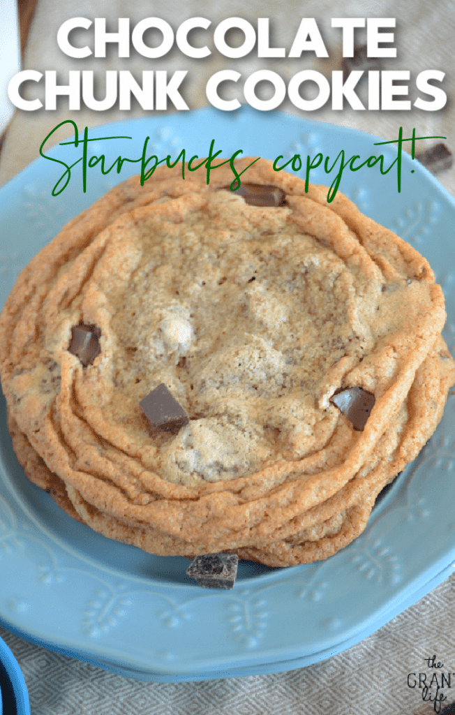 Starbucks Chocolate Chunk Cookies - mom makes dinner