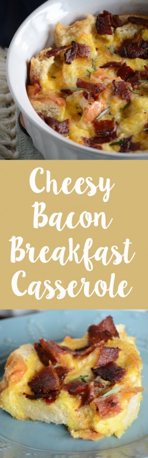 Cheesy Bacon Breakfast Casserole - mom makes dinner