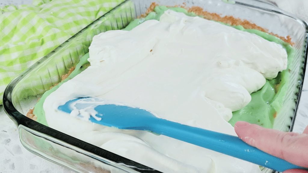 add the whipped cream layer