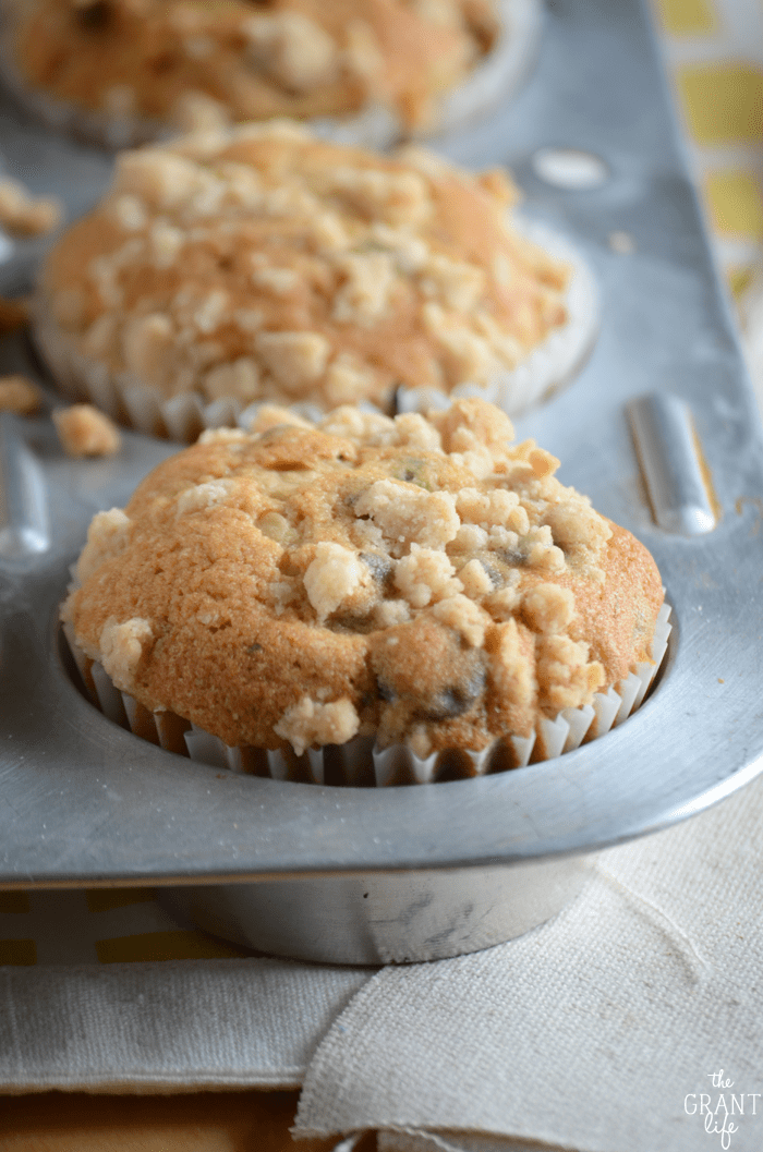 Bakery style blueberry muffins