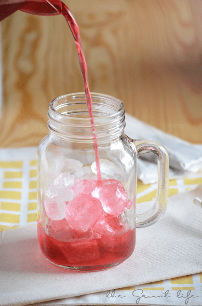 pink passion lemonade at starbucks