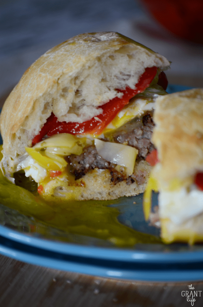 Easy recipe for an Italian breakfast sandwich