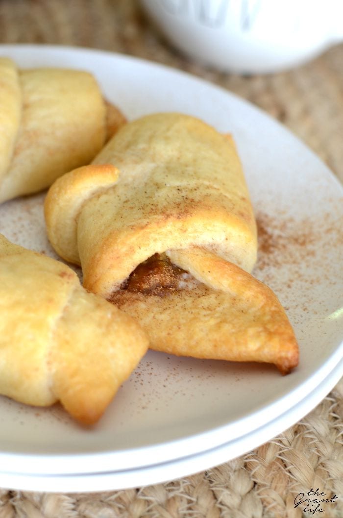 Easy pumpkin cheesecake crescent rolls