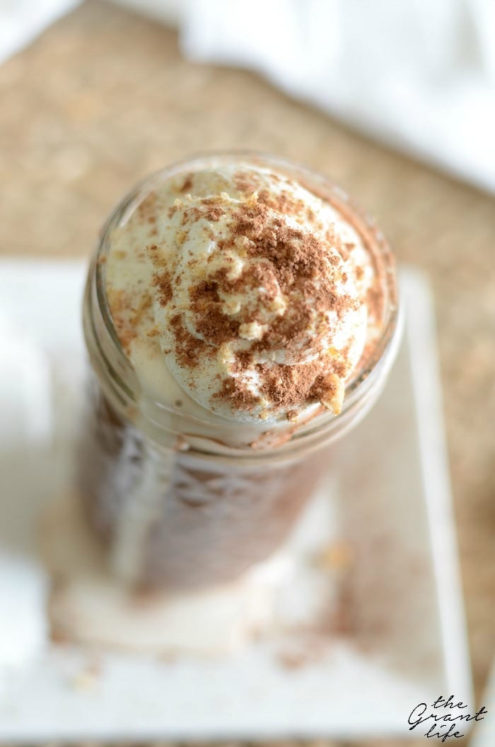 S'mores hot chocolate! Perfect cold weather treat