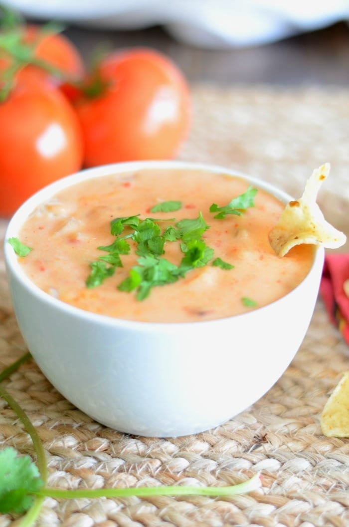 Easy homemade queso