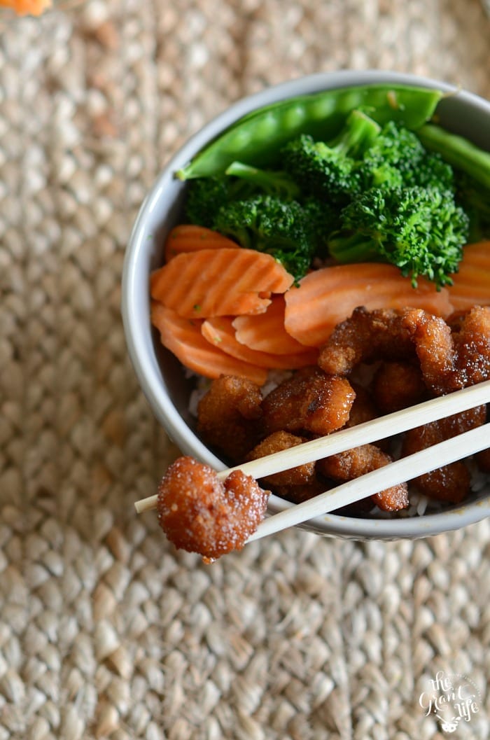 Shrimp terikyaki bowls