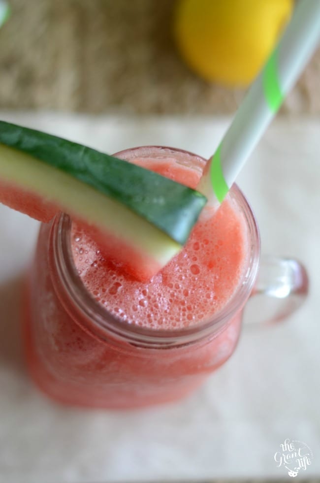 Watermelon lemonade slushie recipe
