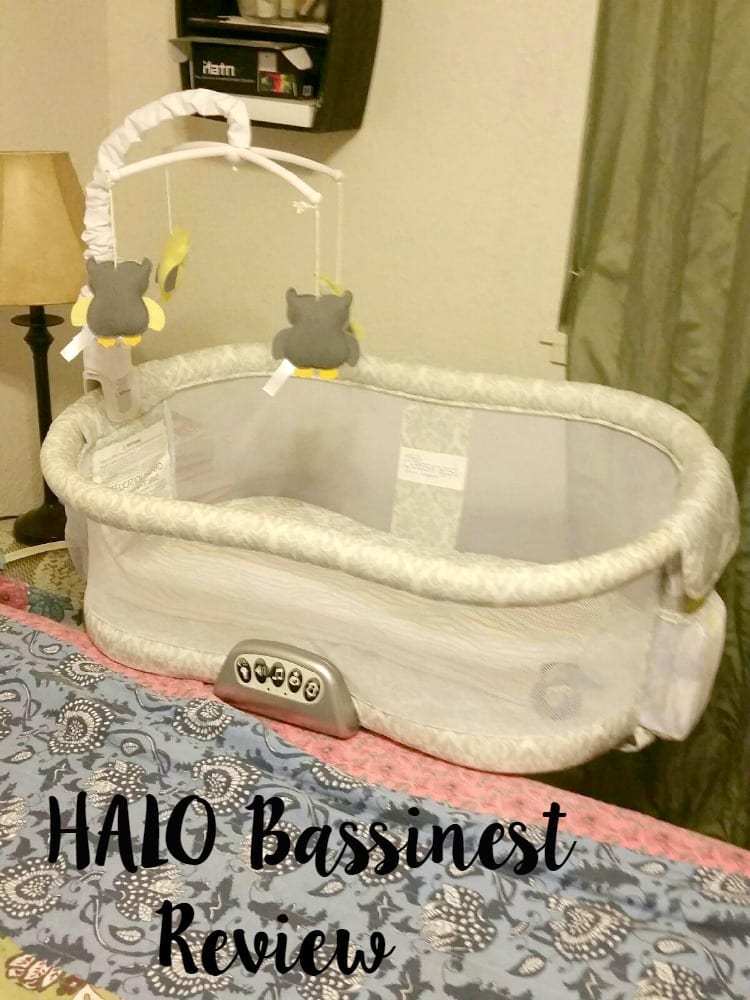 HALO Bassinest Swivel Sleeper Review mom makes dinner