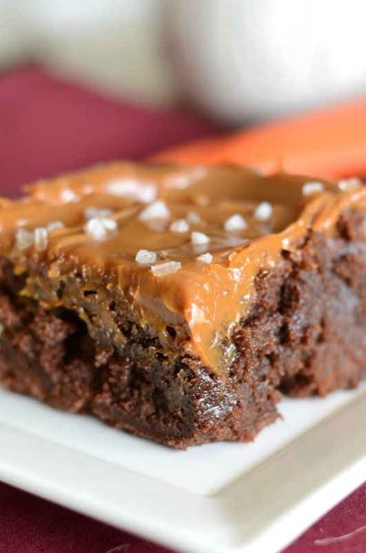 Salted Caramel Brownies Mom Makes Dinner 