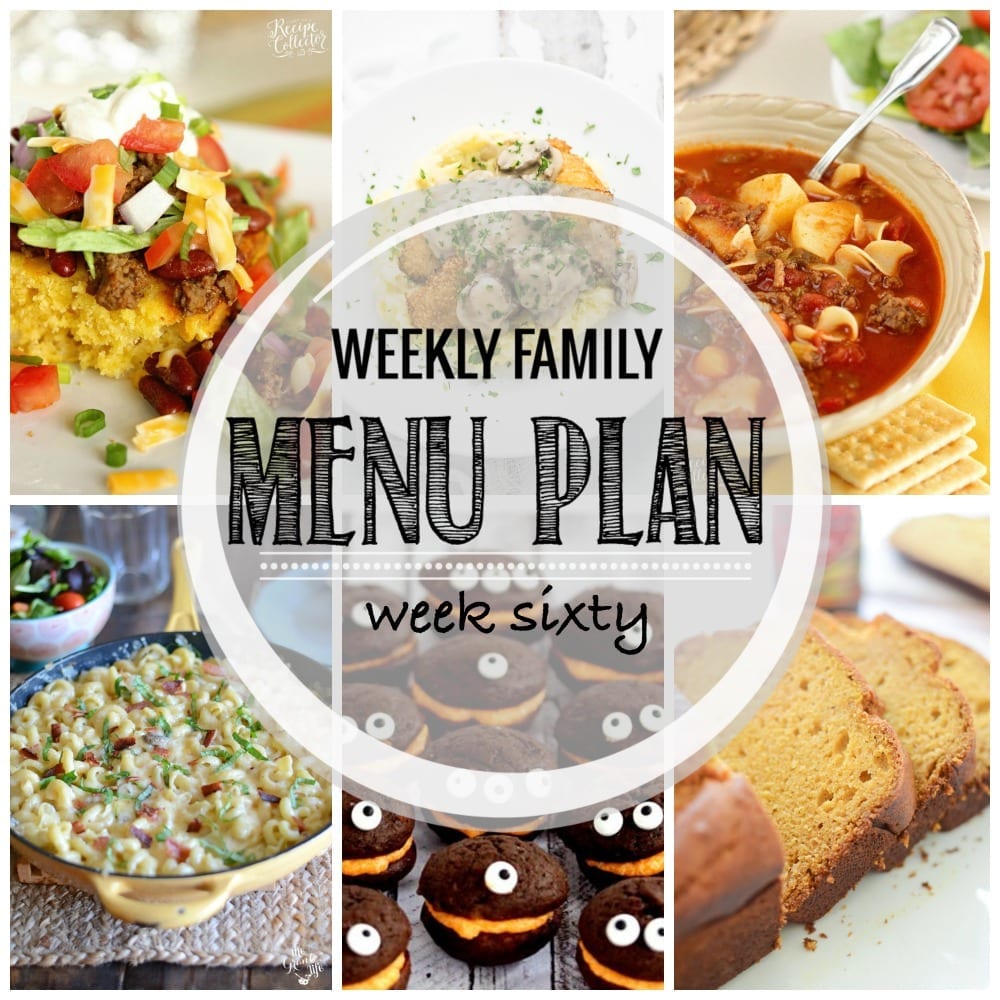 Weekly family meal plan 60 - mom makes dinner