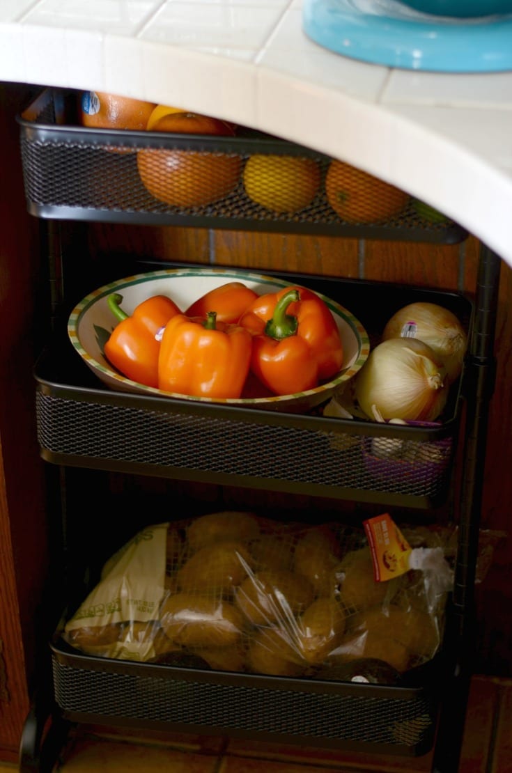 Cart for fruit and veggies